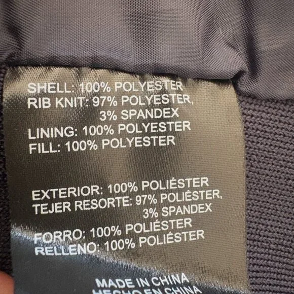 Weatherproof® Women's Size XL Navy Blue Quilted Jacket with Side Stretch - Picture 15 of 16